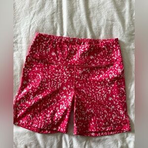 ZELOS Women’s Pink Speckled Bike Shorts